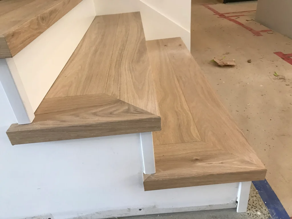 customized wood stairs
